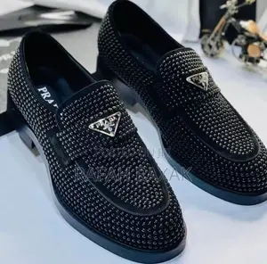 Original Men’S Classic Prada Stoned Luxury Loafers