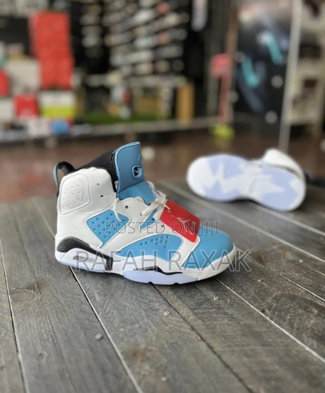Original Kid’S Blue/White Jordan 6 Sneaker