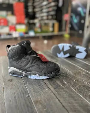 Original Kid’S Black Jordan 6 Chrome Sneakers
