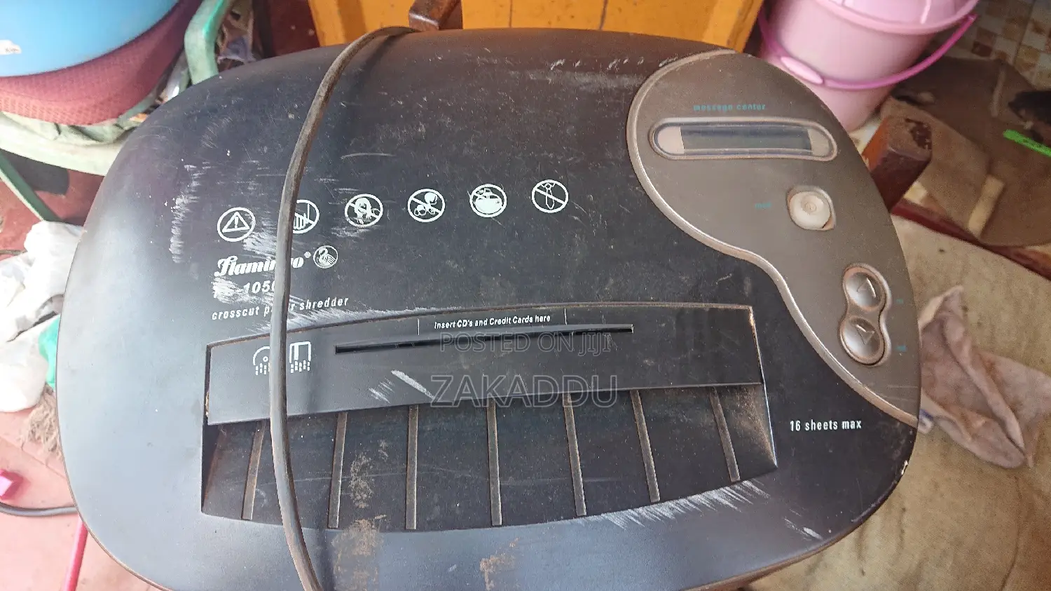 Flamingo Crosscut Paper Shredder