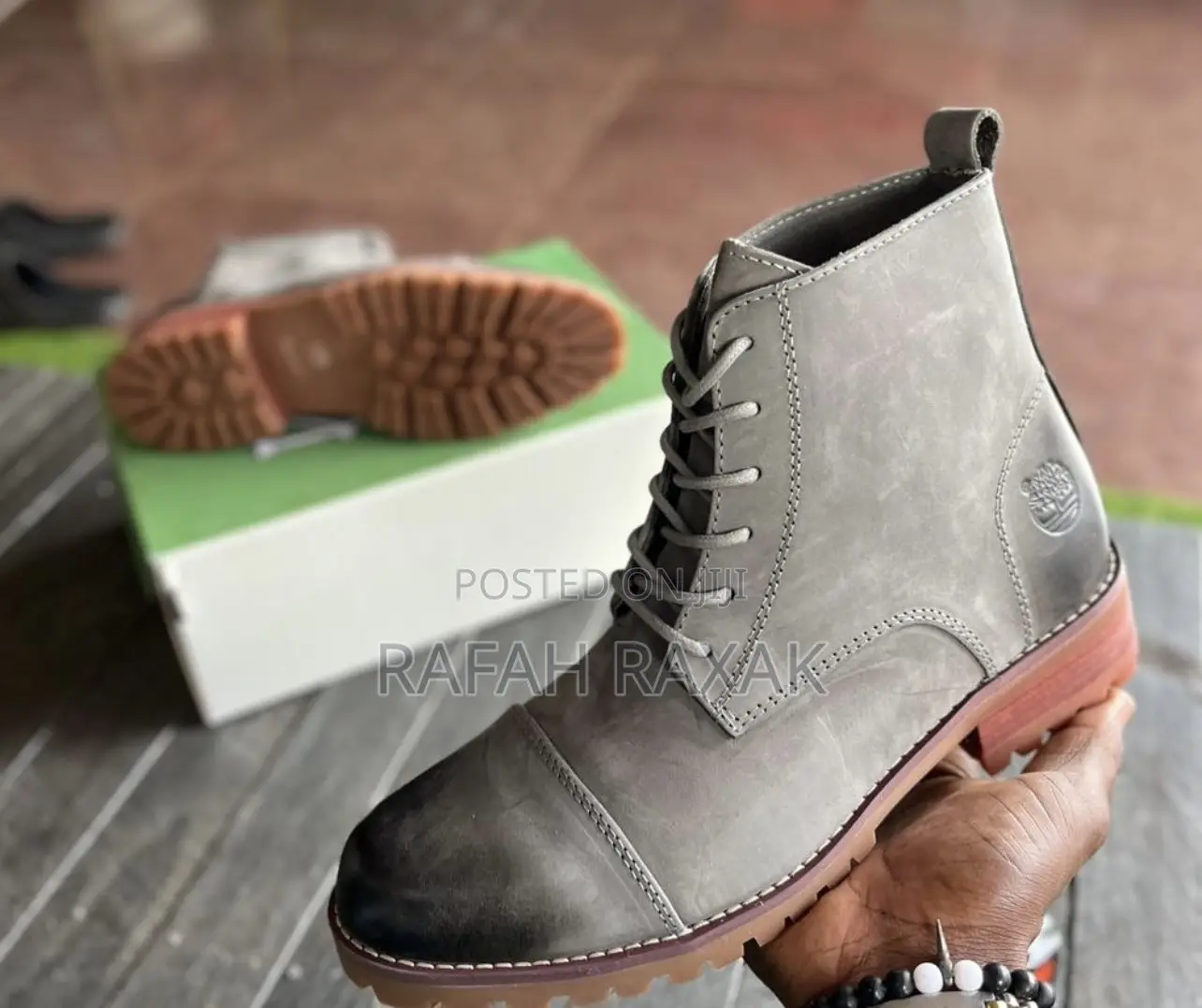 Original Grey Timberland Casual Authentic Leather Boots