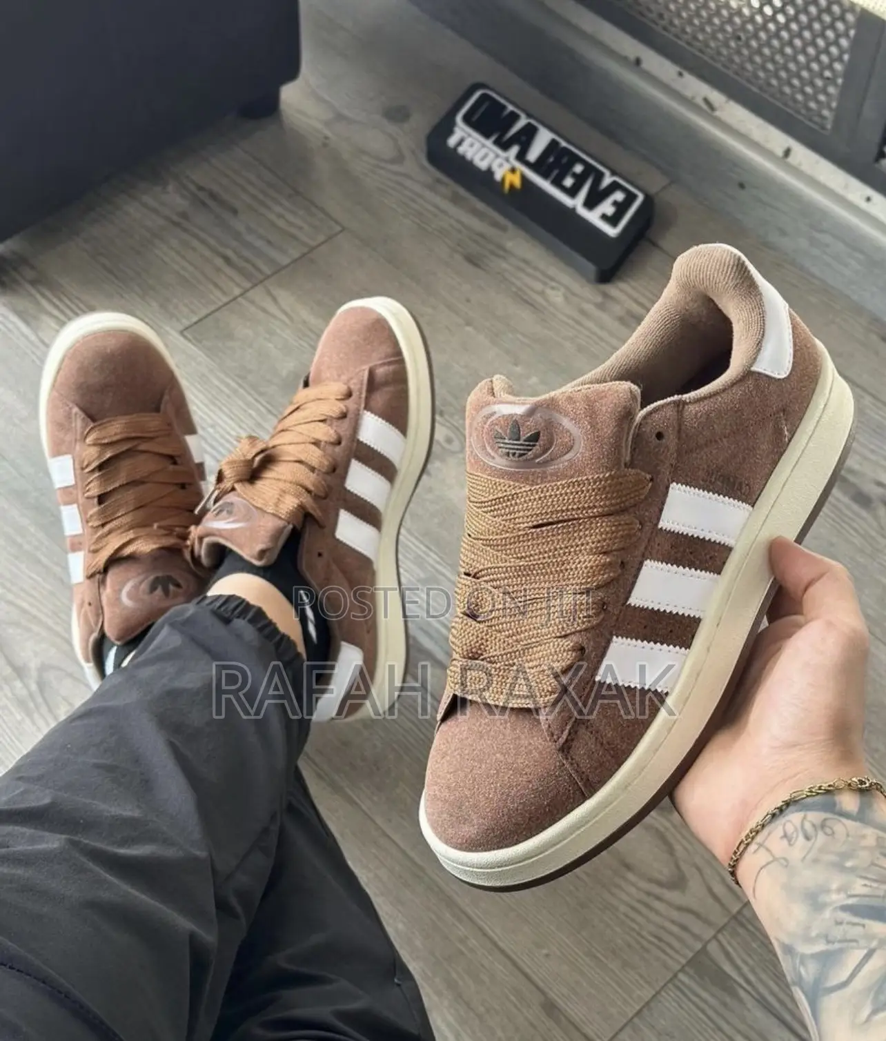 Original Brown Adidas Campus Oos Sneaker