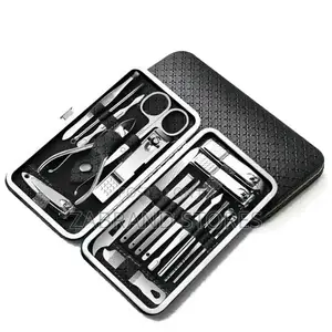 19 PCS Manicure Nail Set Clippers Pedicure Kit
