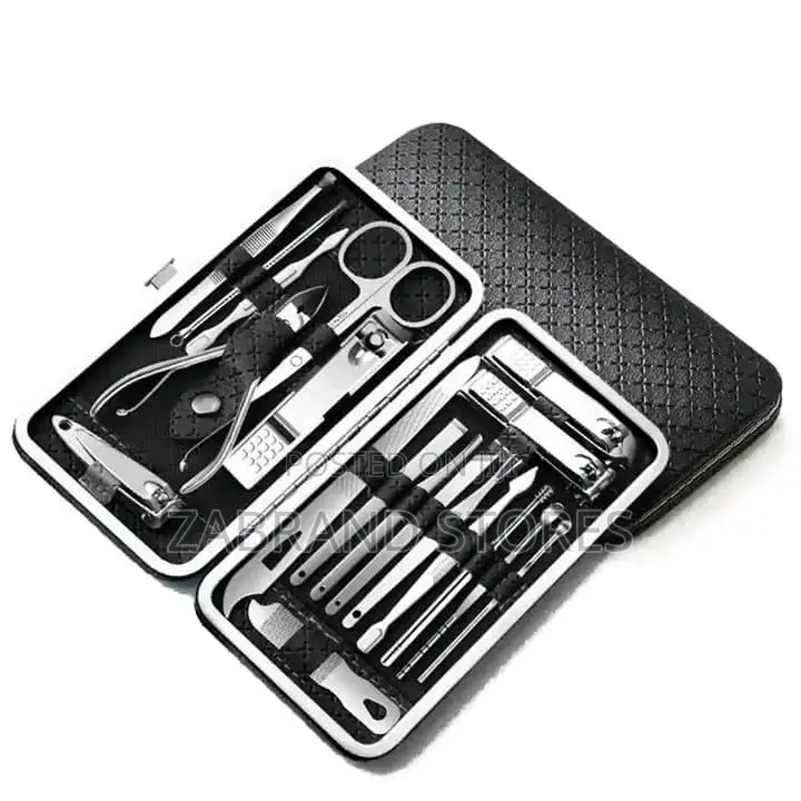 19 PCS Manicure Nail Set Clippers Pedicure Kit