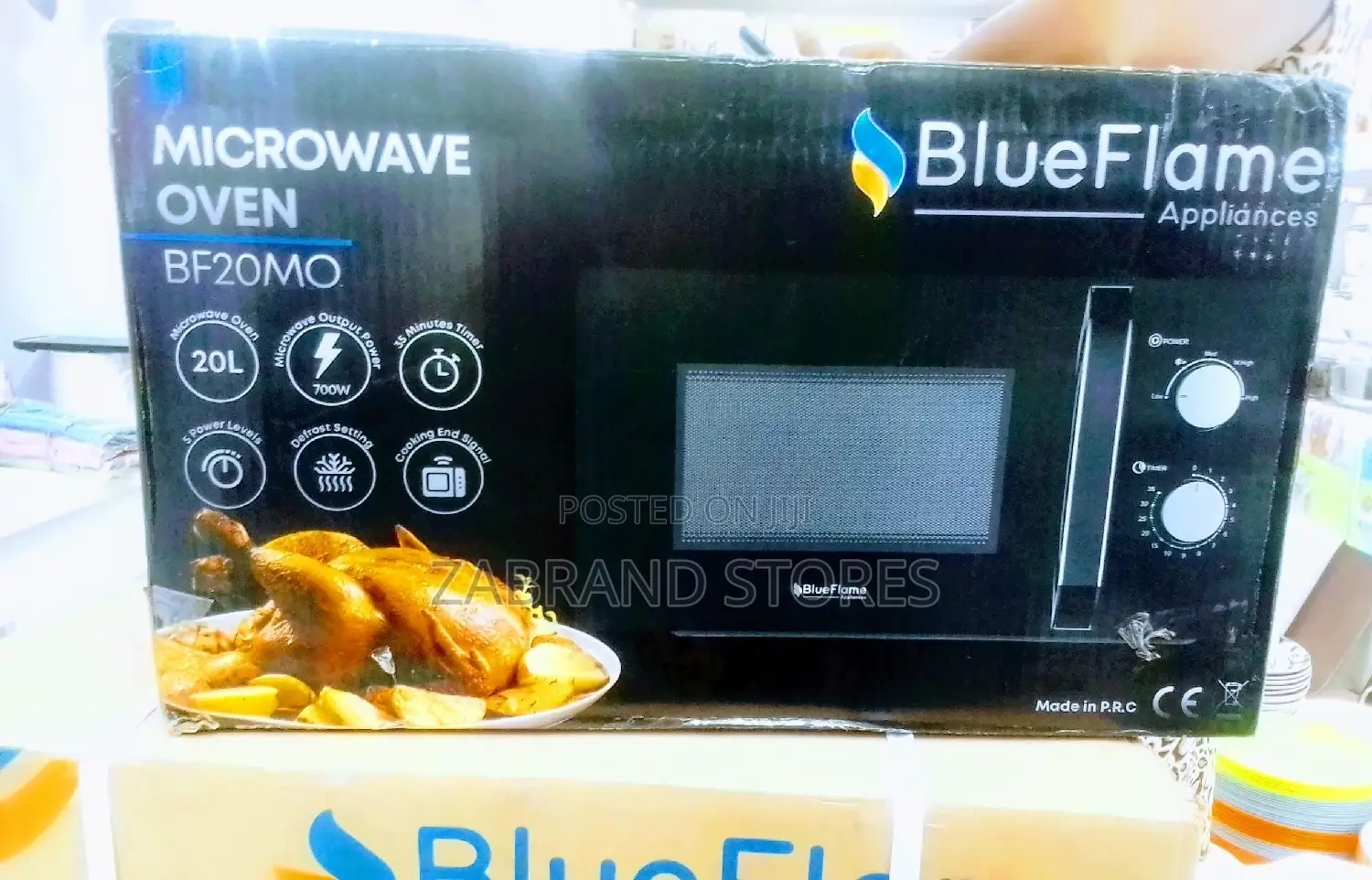 Blue Flame Microwave Oven