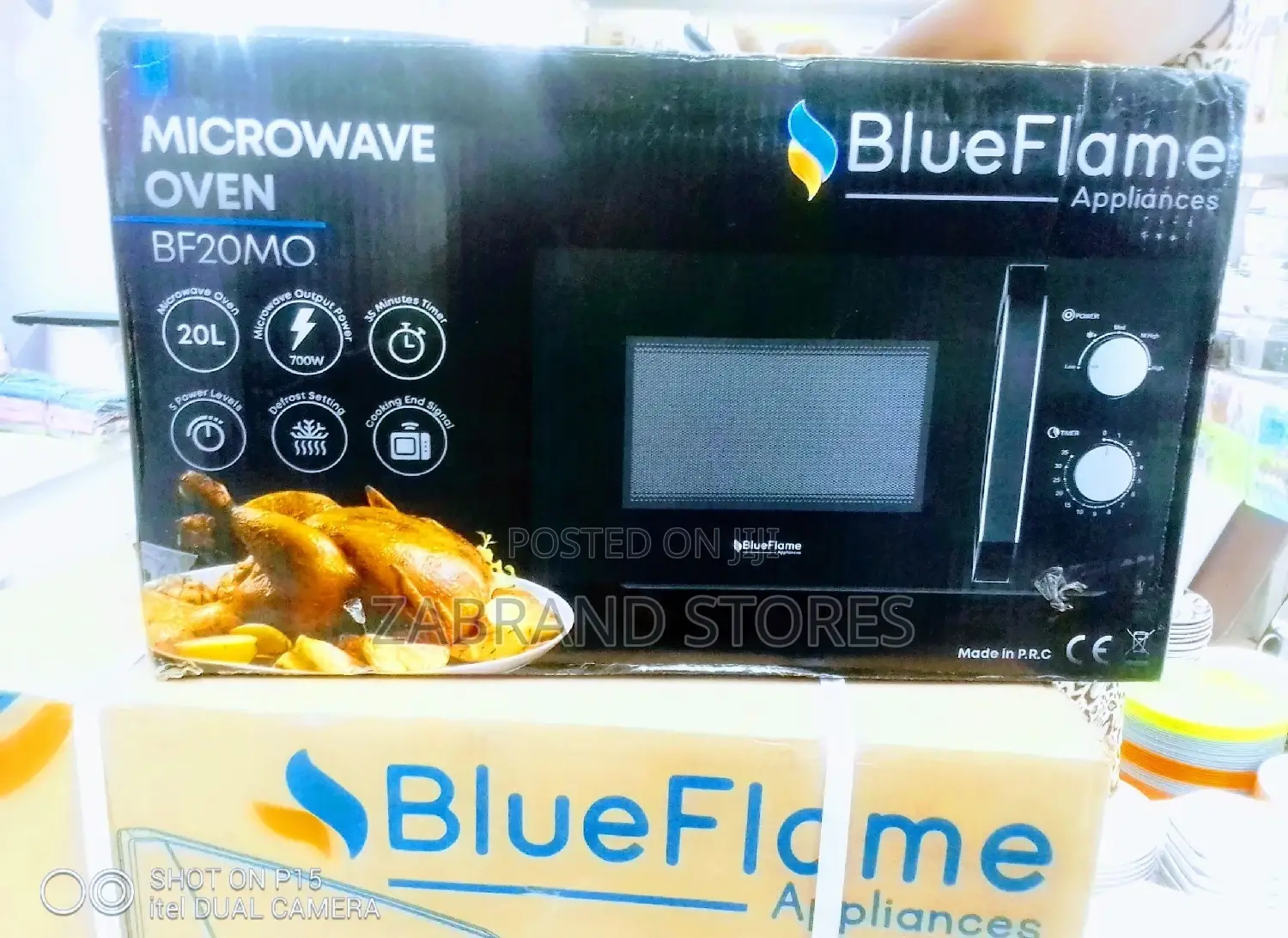 Blue Flame Microwave Oven