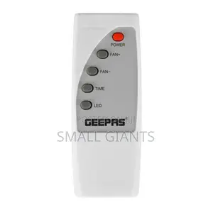 Geepas 12" Rechargeable Fan With Remote Control