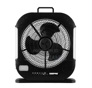 Geepas 12" Rechargeable Fan With Remote Control
