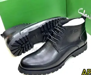 Original Men’S Premium Leather Clarks Ankle Boots