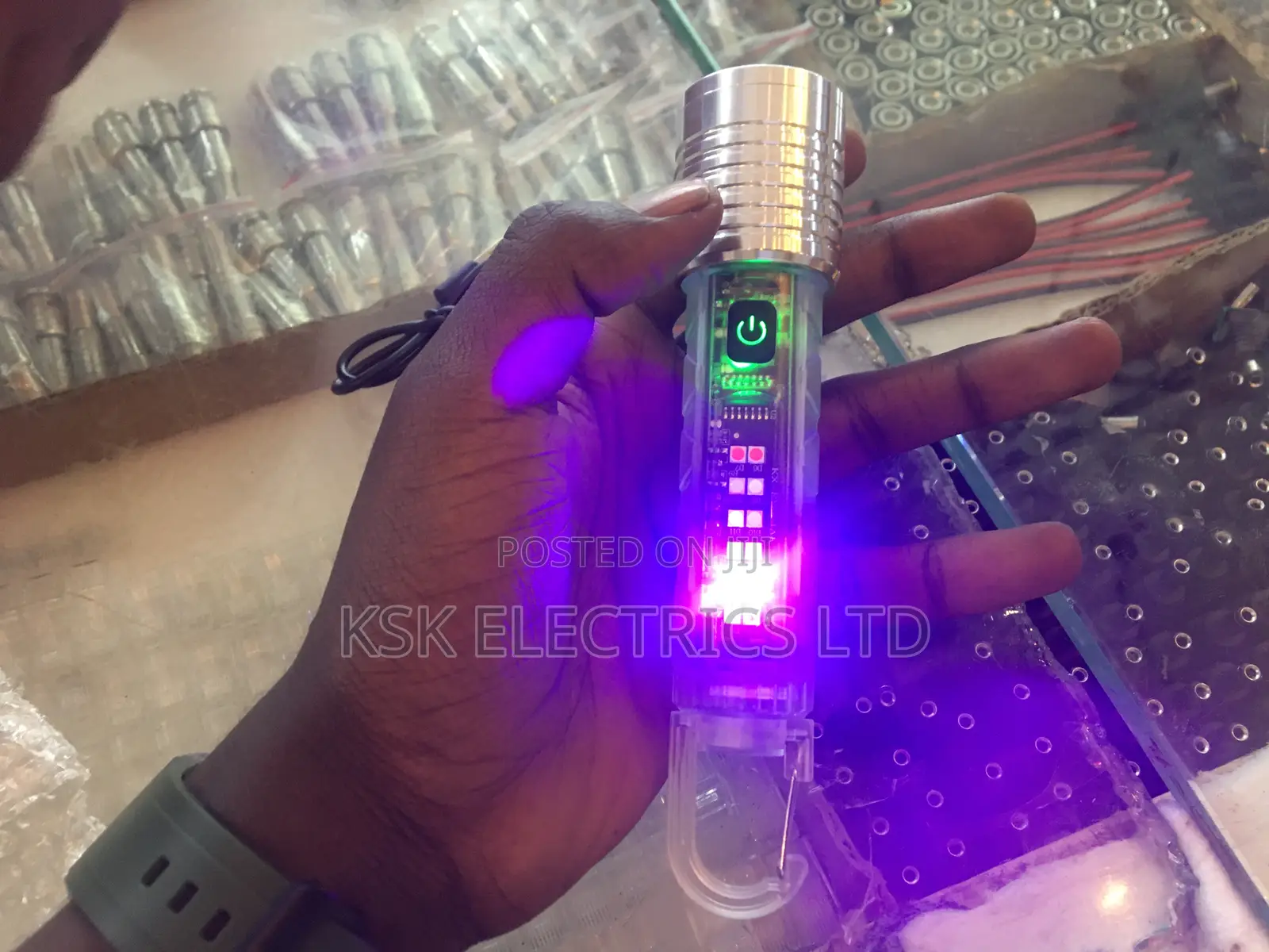 Mini Strong Flashlight Built-in Battery Rechargeable