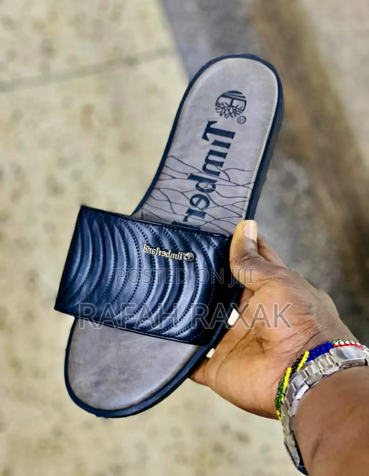 Original Men’S Timberland Push in Leather Sandals
