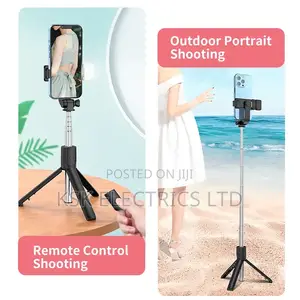 New Bluetooth Selfie Stick Mobile Phone Holder Retractable