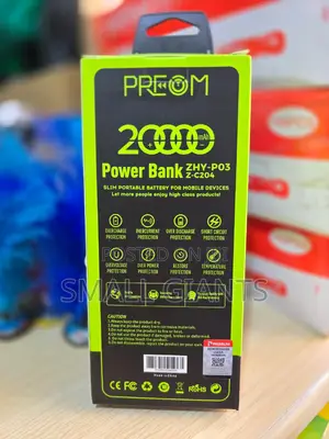 20000 Slim Portable Power Bank for Mobile Devices