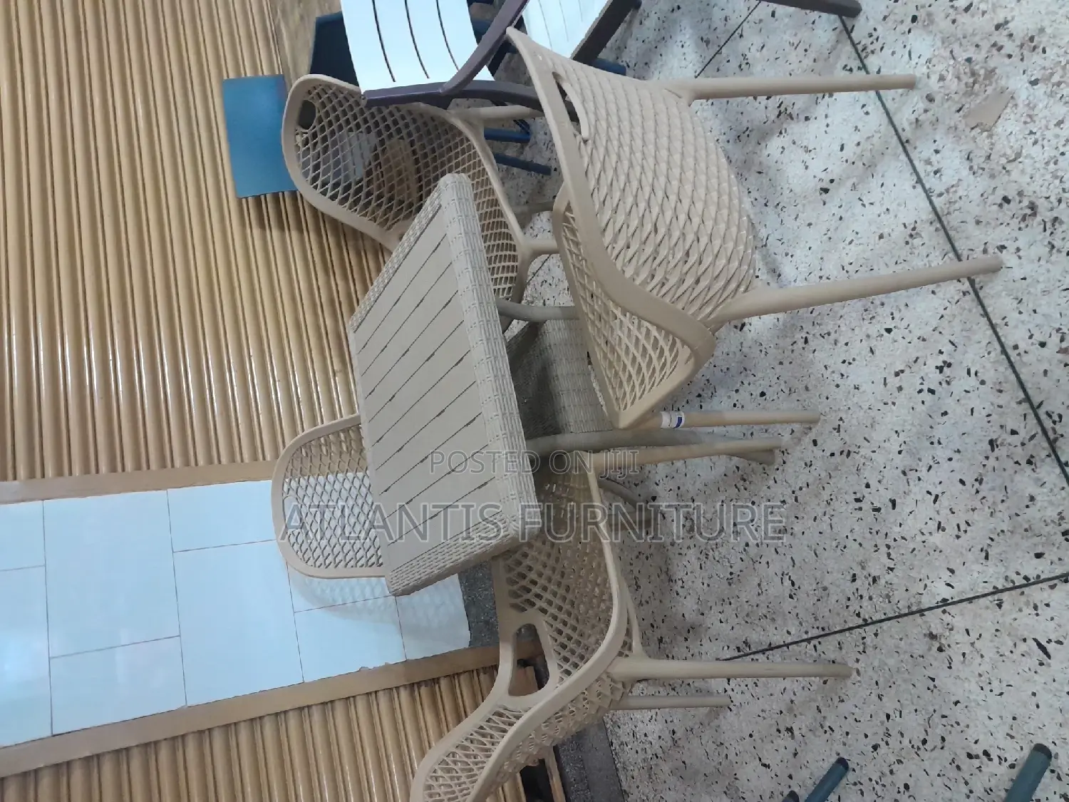 Gray Prastic Table Gray Table Only