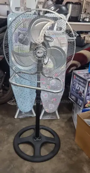 Dp Adjustable Black Stand Fan – Black