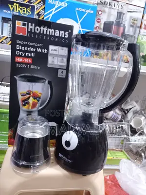 2-in-1 Hoffman Electric Blender With Dry Mill