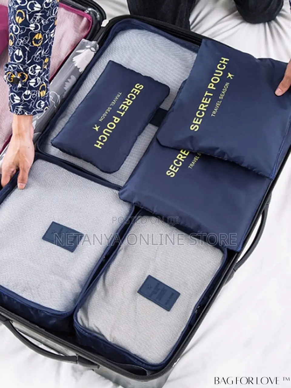 7pc Travel Packing Set