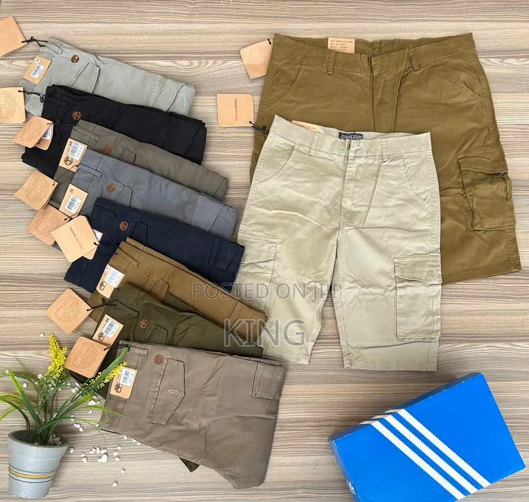 Cargo Khaki. Shorts and Trousers