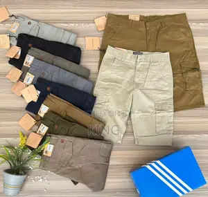 Cargo Khaki. Shorts and Trousers