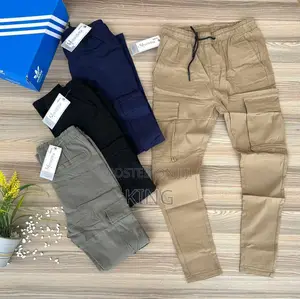 Cargo Khaki. Shorts and Trousers