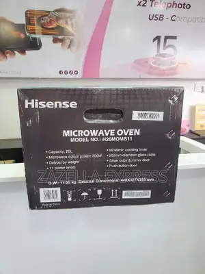 Hisense Microwave Oven 20l Silver | H20moms11