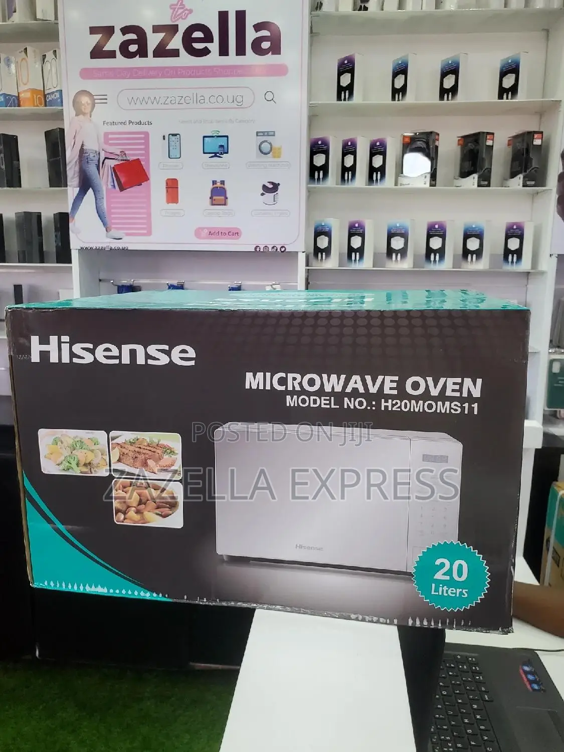 Hisense Microwave Oven 20l Silver | H20moms11