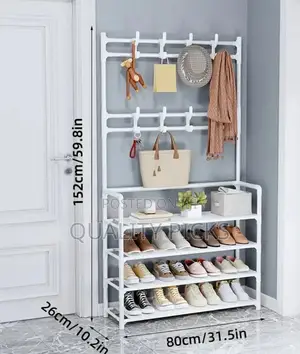 Metallic Hat Shoe Rack