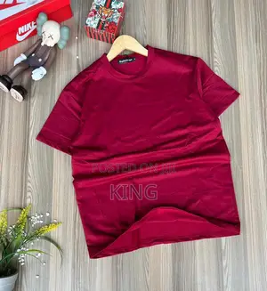 Red Plain Cotton T-Shirt