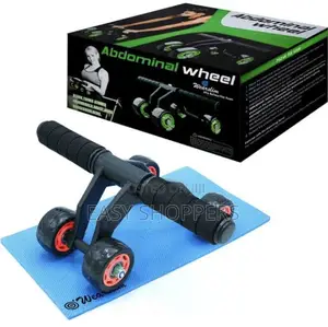 4 Wheel AB Roller | Abdominal Muscle Wheel | Gym Equipment