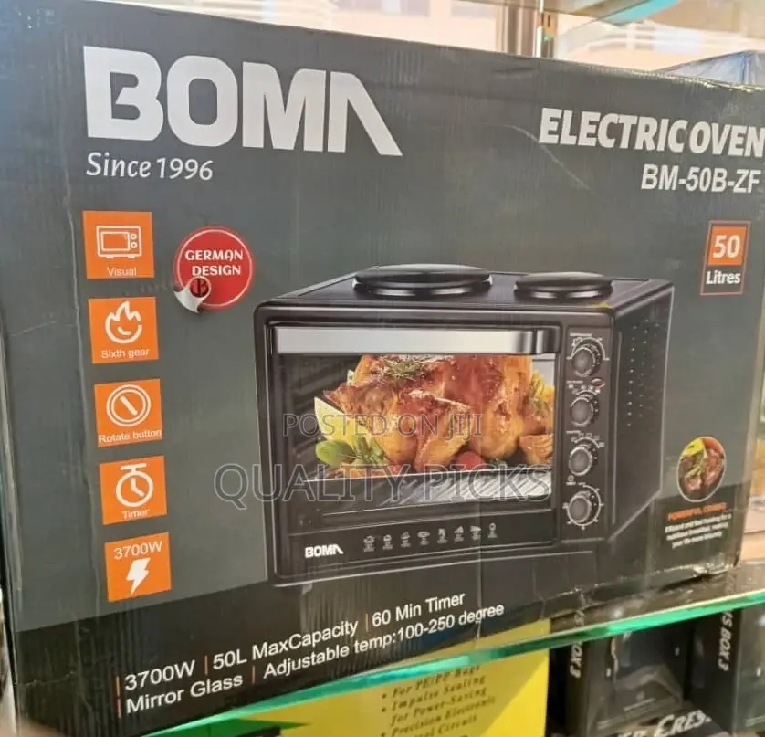 Bomb Electric Oven With Double Hot Plate