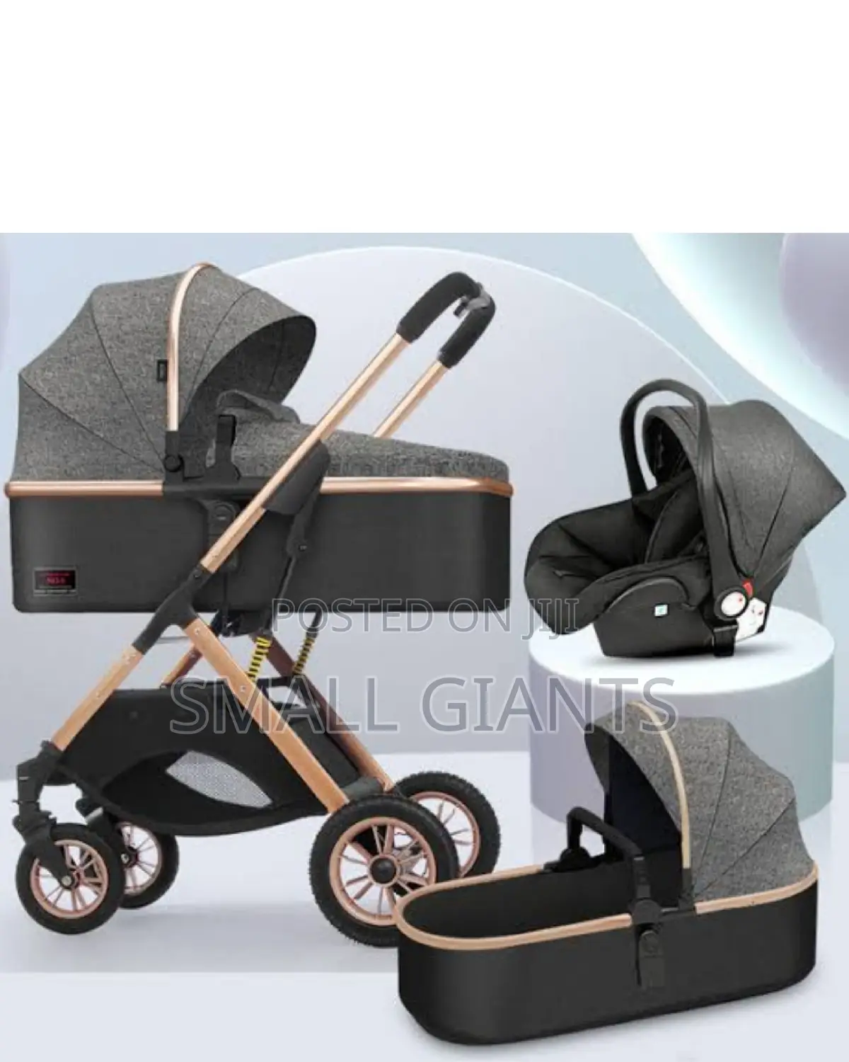 Ultra Lightweight Leather Baby Trolley Travel Stroller