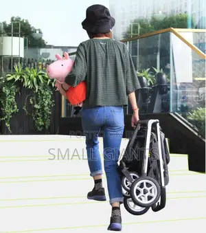 Ultra Lightweight Leather Baby Trolley Travel Stroller