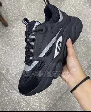 Original Black Dior B22 Reflective Sneakers