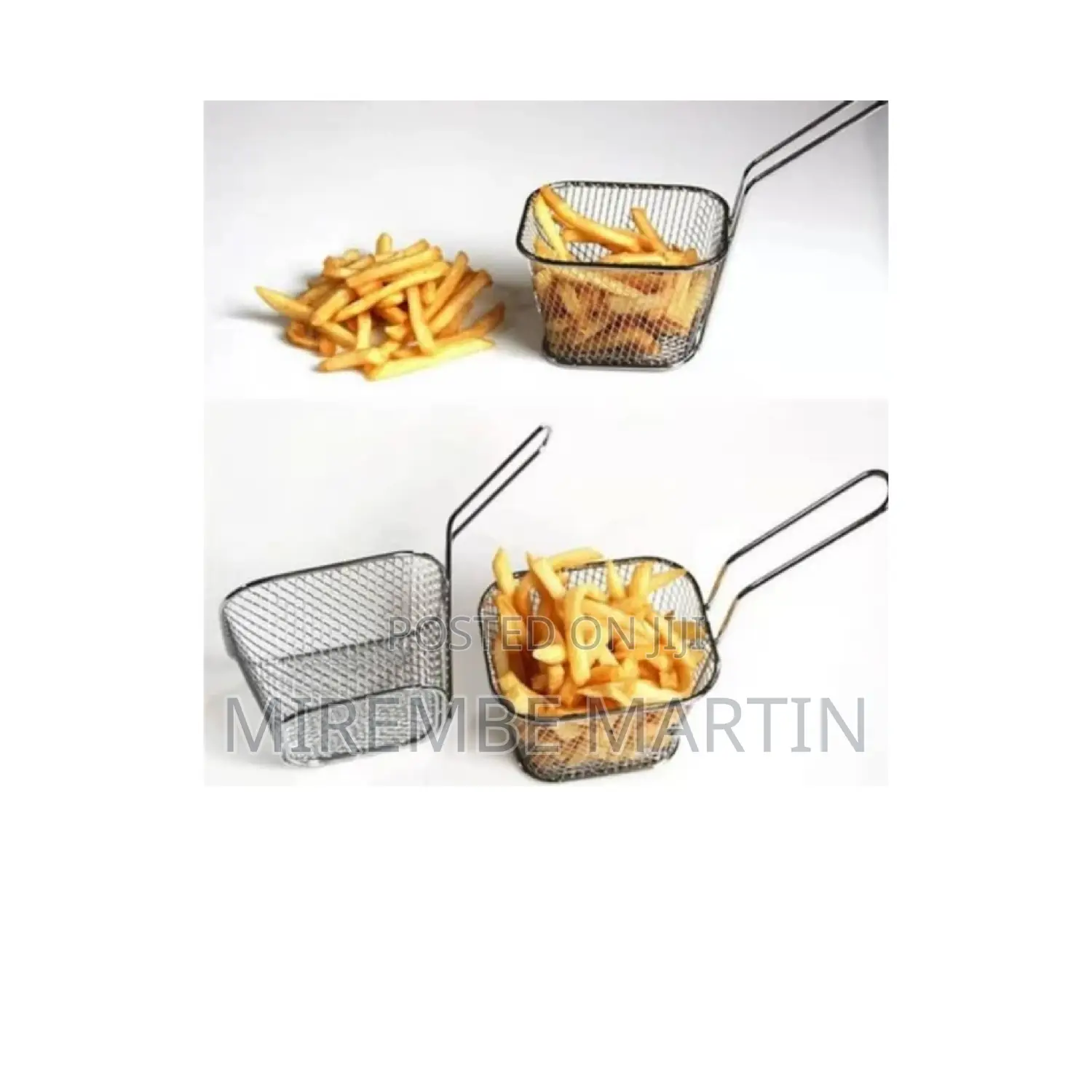 Square Mesh Frying Basket.