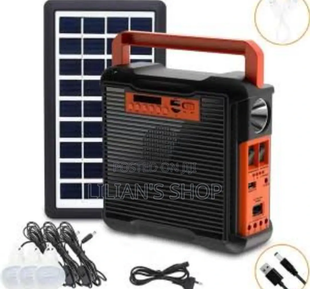 Portable Solar Lighting System Speaker