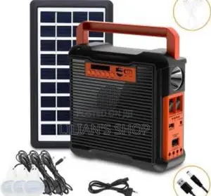 Portable Solar Lighting System Speaker