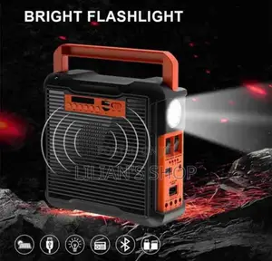 Portable Solar Lighting System Speaker