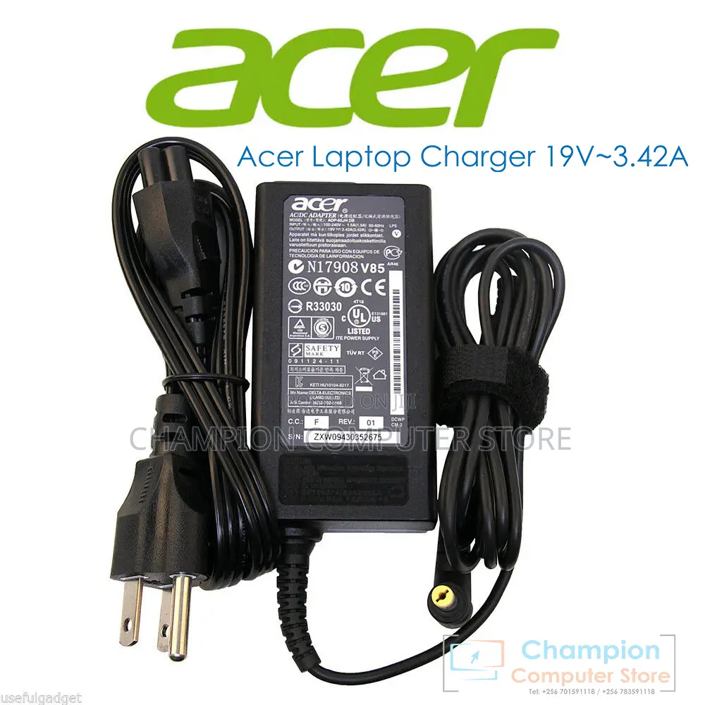 Acer Laptop Adapter 65W 19V Charger
