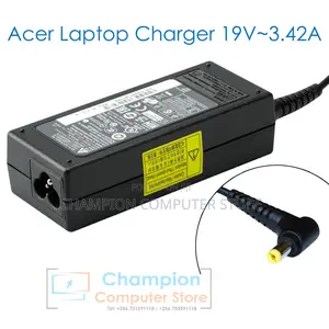 Acer Laptop Adapter 65W 19V Charger