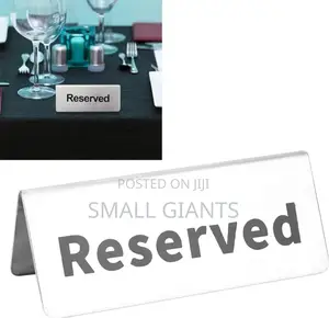 2pcs Double Sided Table Tags