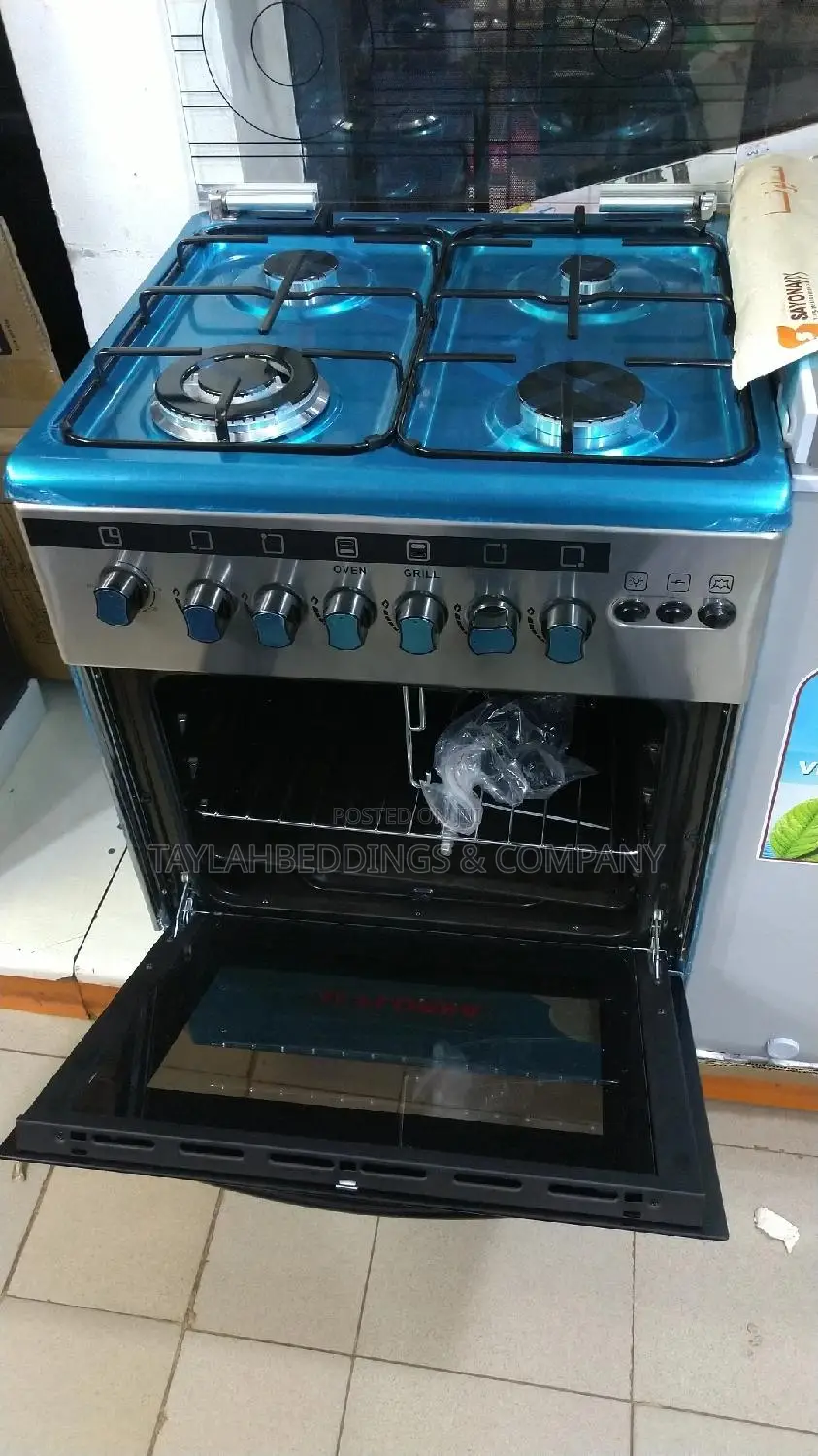 FLORSA Gas Cooker With 4burners