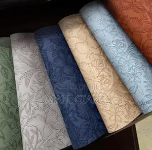 Leather Fan-Shaped Table Washable Placemats