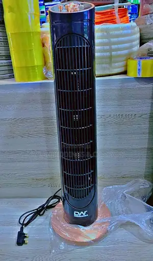 Tower Fan Quiet 3 Ventilation Levels 70° Oscillation Black