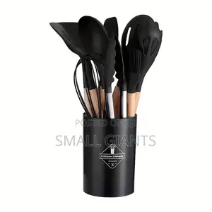 High Quality 12 Pieces Silicone Cooking Accessories