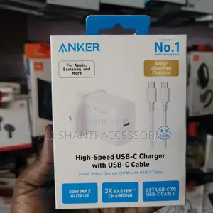 Anker Ultra Fast Charger/Anker Type-C to Type-C Fast Charger