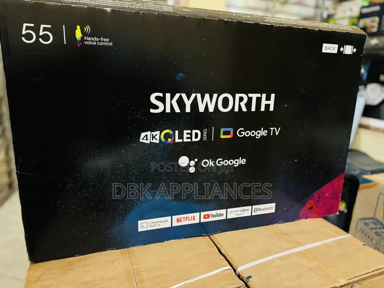 Skyworth 55inch Qled Smart TVS Available