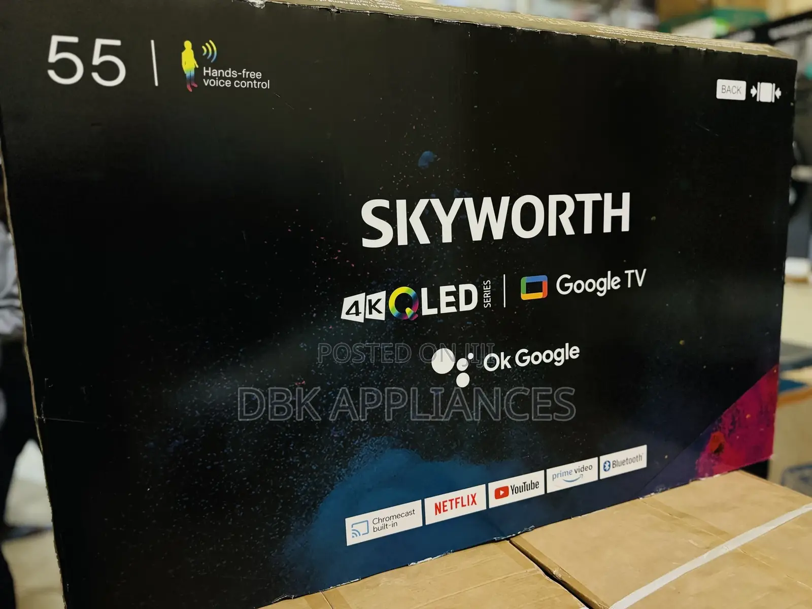Skyworth 55inch Smart Qled TVS