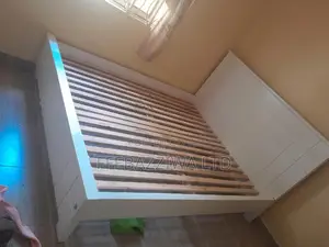 All White Bed
