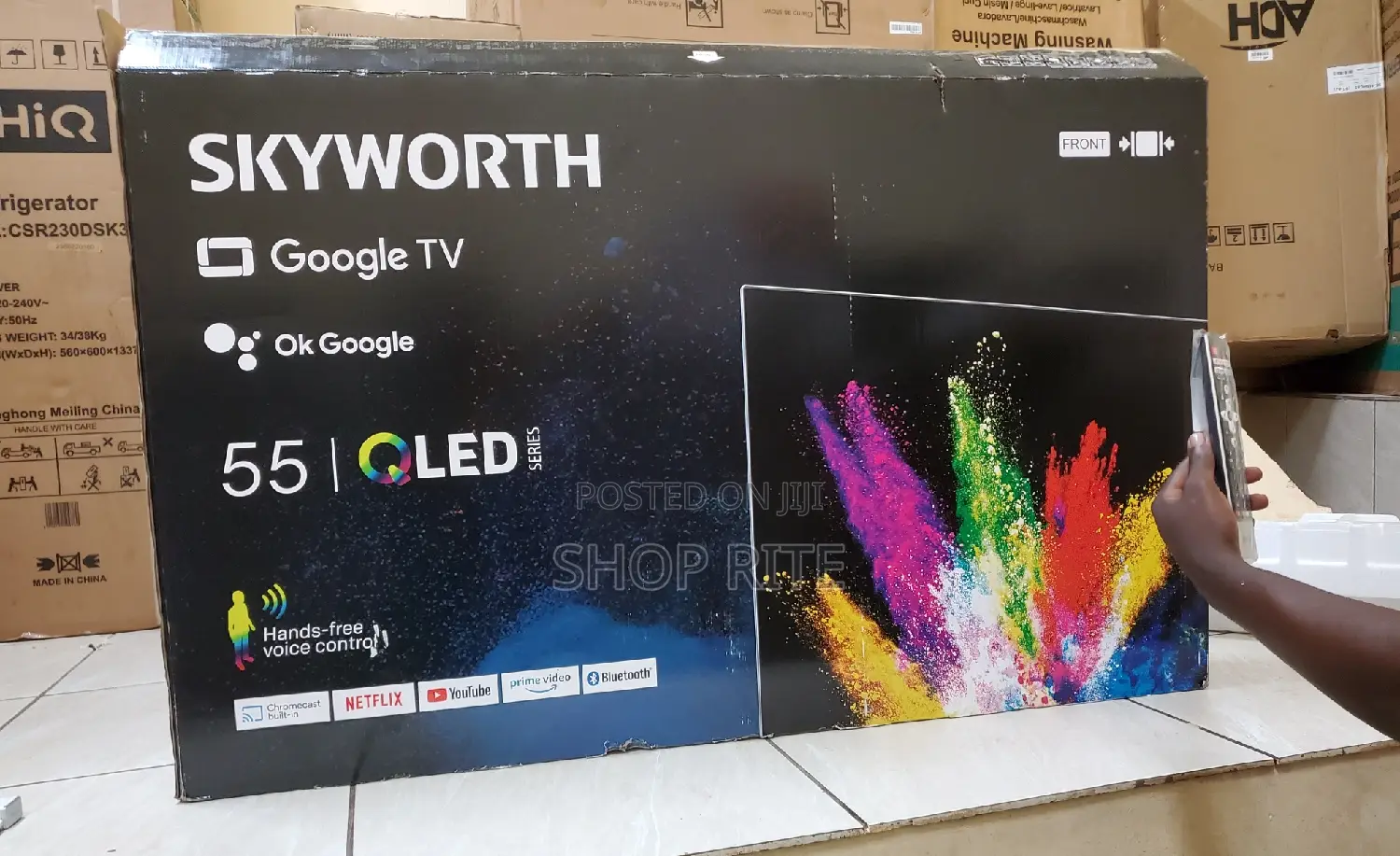 Skyworth 55inch Qled Google Series TV 5 Yrs Warranty