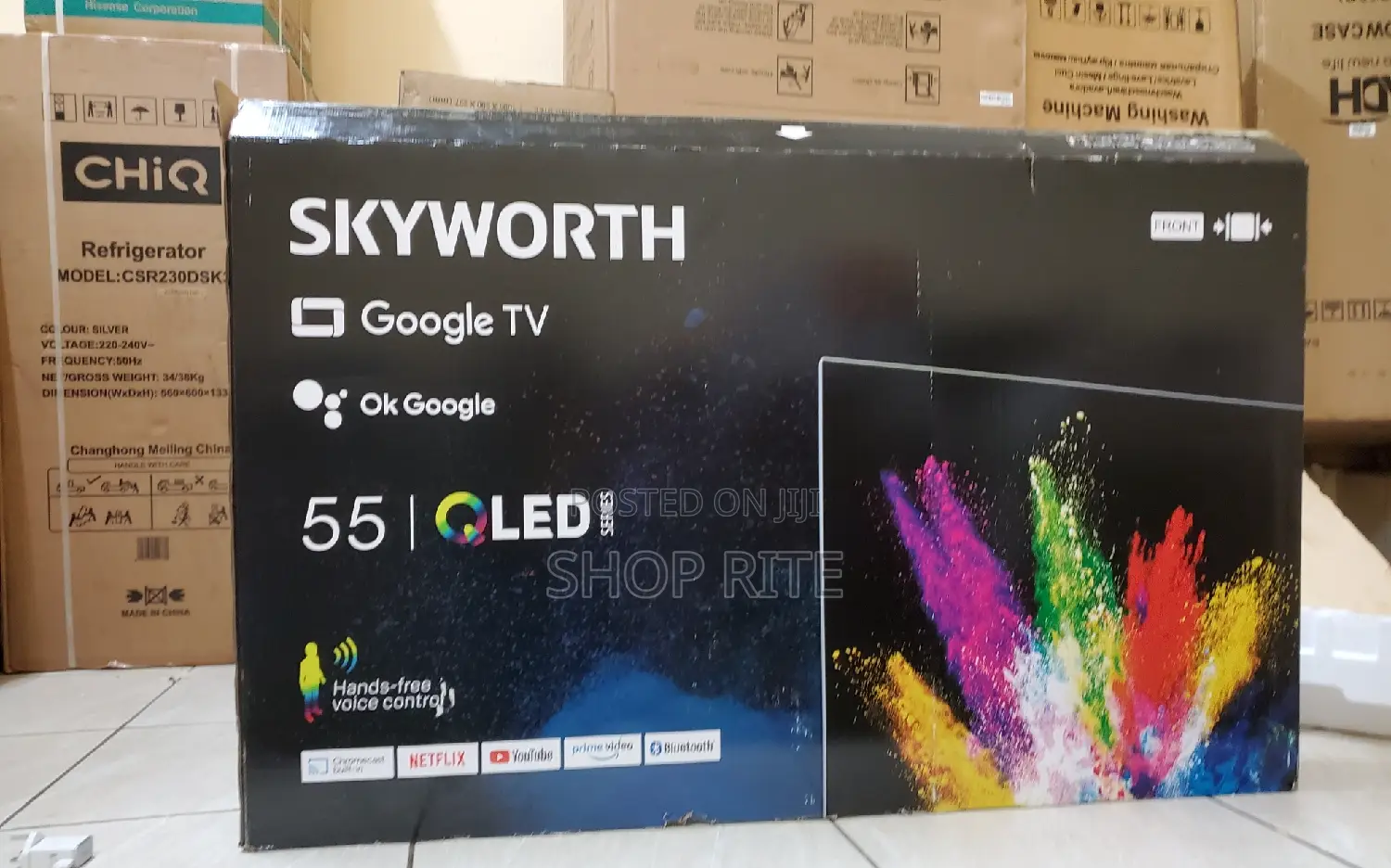 Skyworth 55inch Qled Google Smart TVS